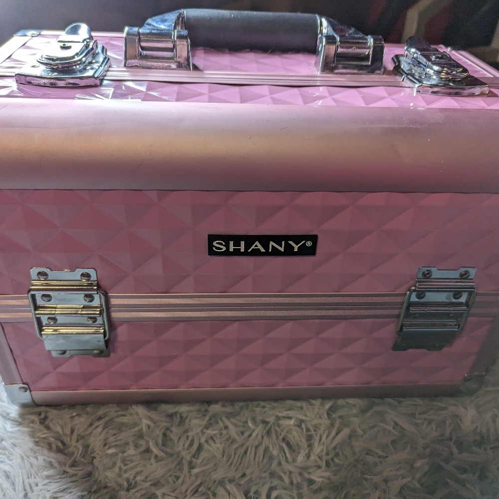 Shany pink cosmetic case